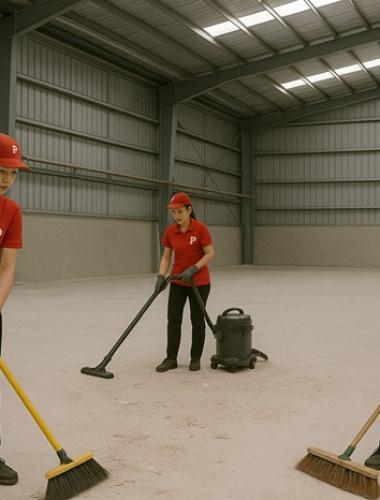 Vệ sinh  nh&agrave; xưởng sau x&acirc;y dựng