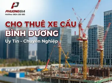 Cho thu&ecirc; xe cẩu B&igrave;nh Dương gi&aacute; tốt, an to&agrave;n cho mọi c&ocirc;ng tr&igrave;nh 