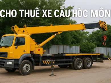 Cho thu&ecirc; xe cẩu Hốc M&ocirc;n 