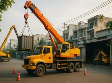 Cho Thu&ecirc; Xe Cẩu G&ograve; Vấp 
